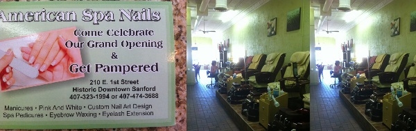 American Spa Nails 210 East 1st Sanford Florida 