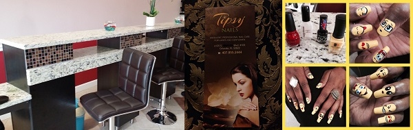 Tipsy Nails 6125 S Semoran Blvd Ste 105 Orlando Florida 